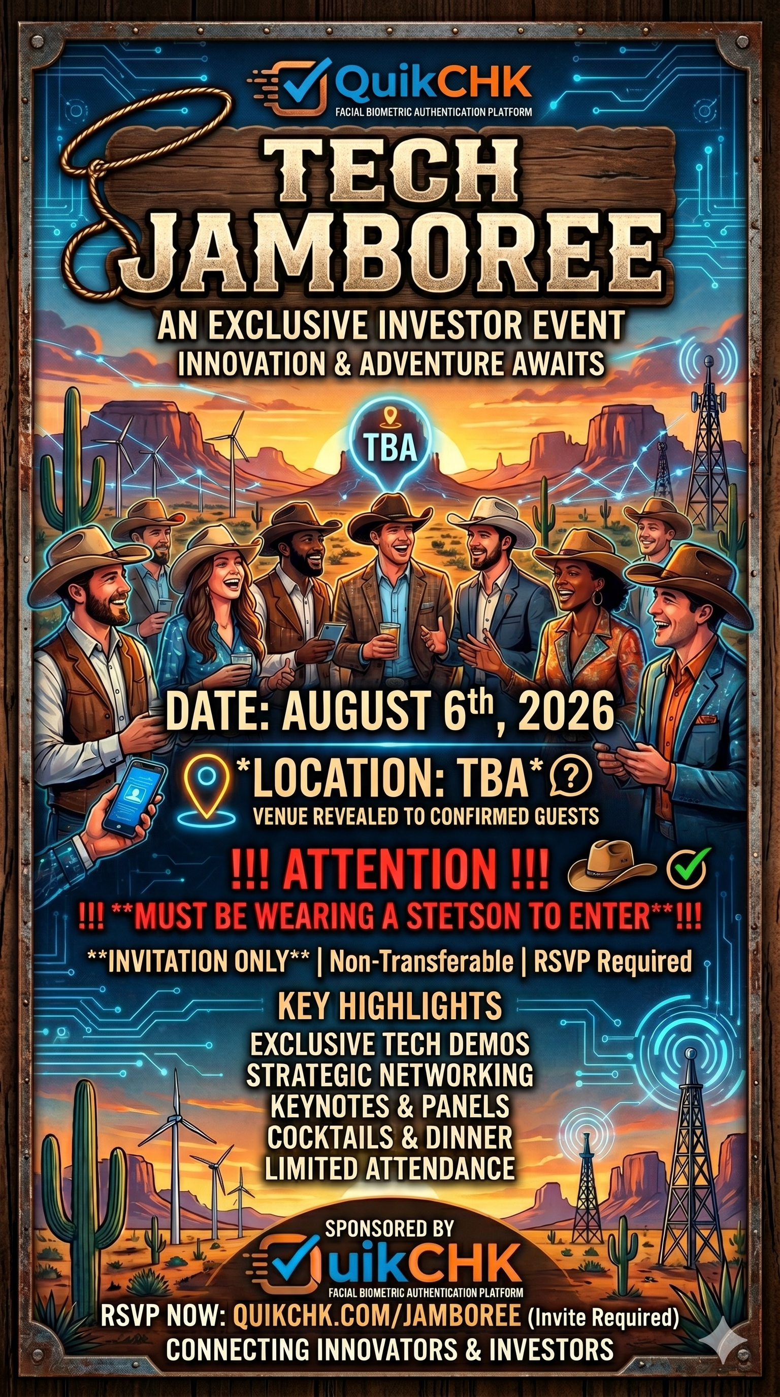 QuikCHK Tech Jamboree Logo